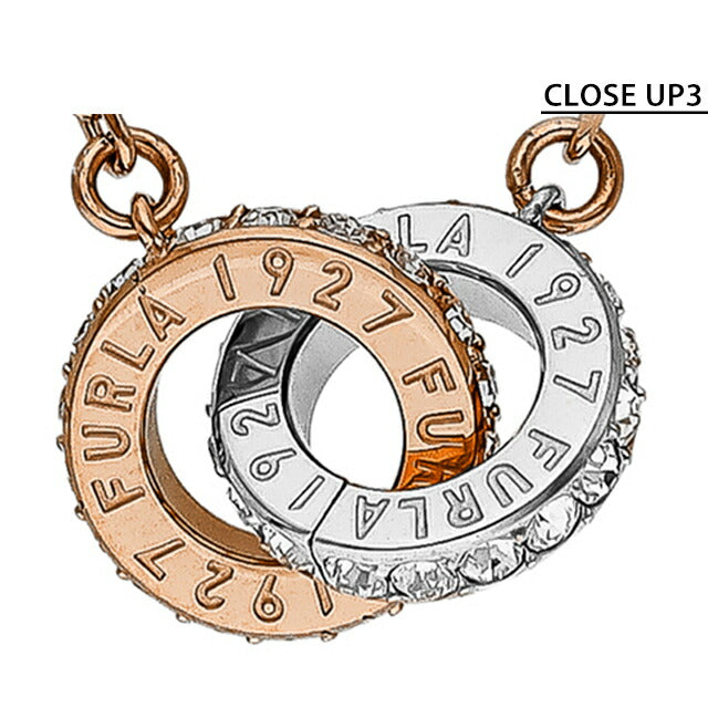 フルラ ネックレス レディース ブランド 1927 NECKLACE ステンレススチール(ピンクゴールドPVD) FJ1102NTU ピンクゴールド アクセ FJ1102NTU