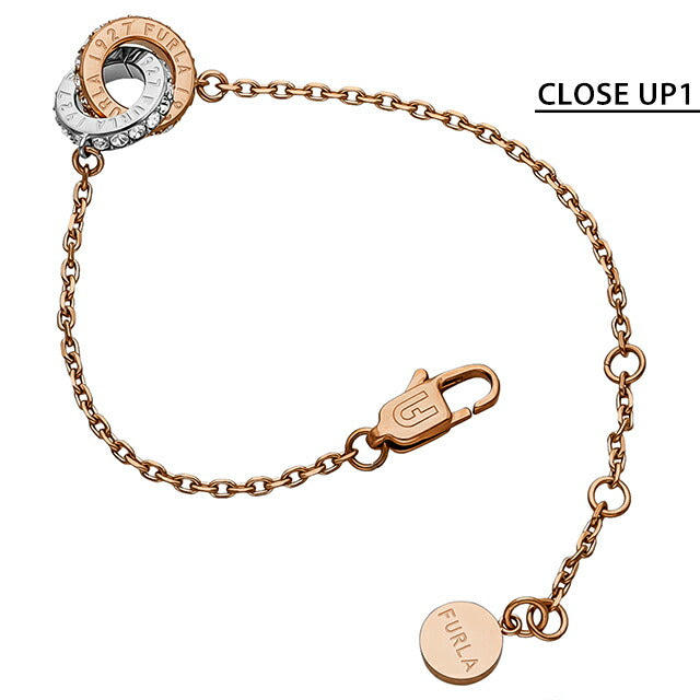 フルラ ブレスレット レディース ブランド 1927 BRACELET ステンレススチール(ピンクゴールドPVD) FJ1104BTU ピンクゴールド アクセ FJ1104BTU