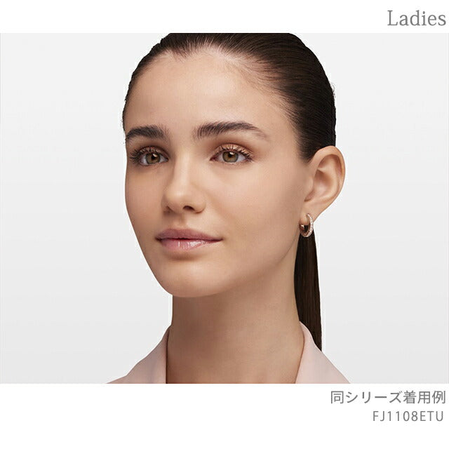 フルラ ピアス レディース ブランド 1927 HOOP EARRINGS ステンレススチール(ピンクゴールドPVD) フープ 両耳用 FJ1108ETU FJ1108ETU