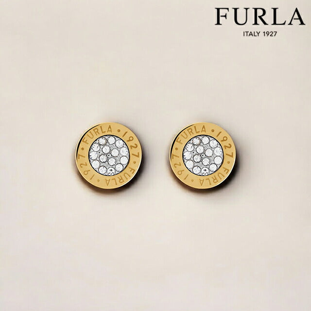 フルラ ピアス レディース ブランド FURLA SIGILLO ステンレススチール スタッド 両耳用 FJ1122ETU ゴールド ジュエリー FJ1122ETU