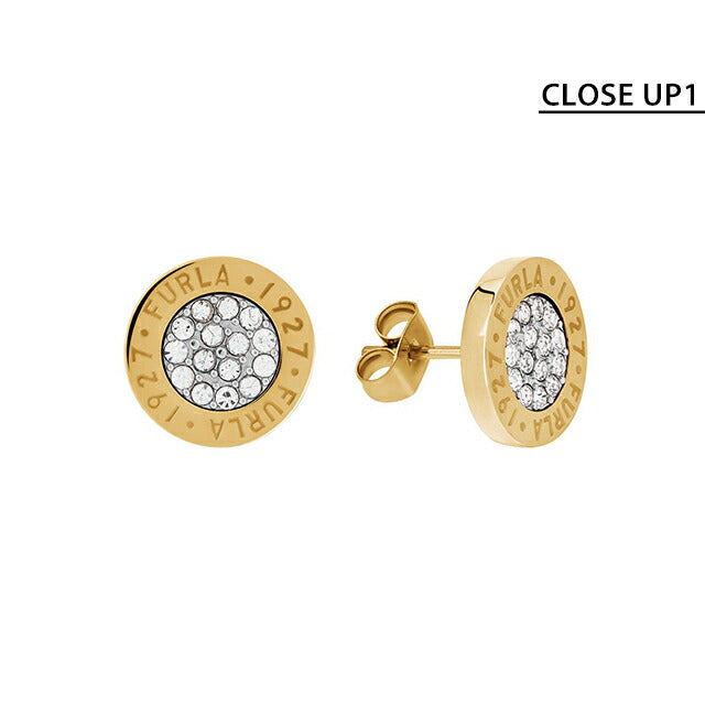 フルラ ピアス レディース ブランド FURLA SIGILLO ステンレススチール スタッド 両耳用 FJ1122ETU ゴールド ジュエリー FJ1122ETU