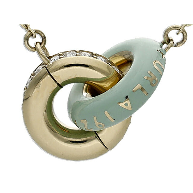 フルラ ネックレス レディース ブランド FURLA 1927 ペンダント リング 2連 FJ1189NTU ゴールド グリーン アクセサリー FJ1189NTU