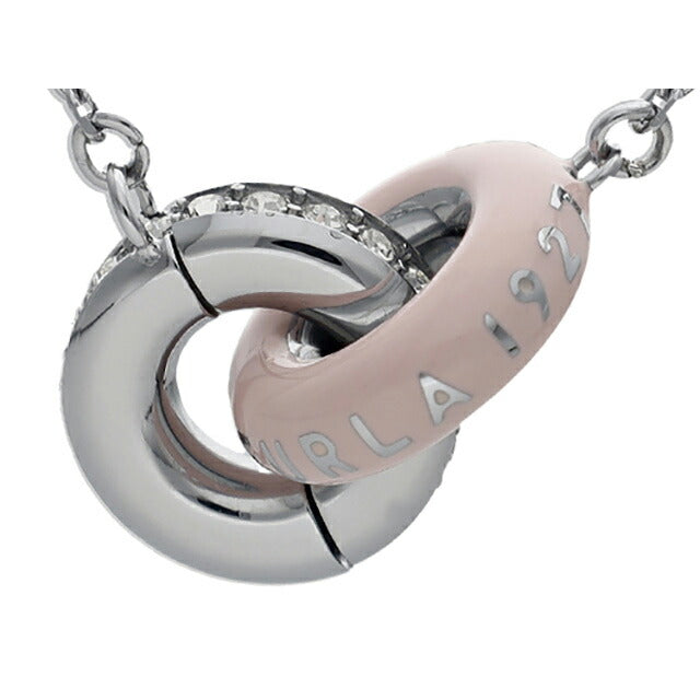 フルラ ネックレス レディース ブランド FURLA 1927 ペンダント リング 2連 FJ1190NTU シルバー ピンク アクセサリー FJ1190NTU