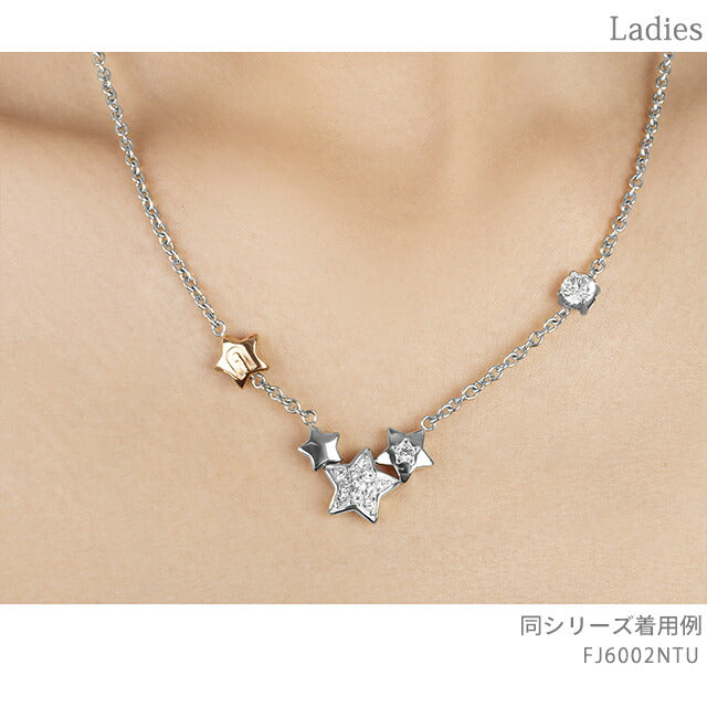 フルラ ネックレス レディース ブランド スターズ ネックレス ステンレススチール 星 FJ6001NTU シルバー ピンクゴールド アクセサリー FJ6001NTU