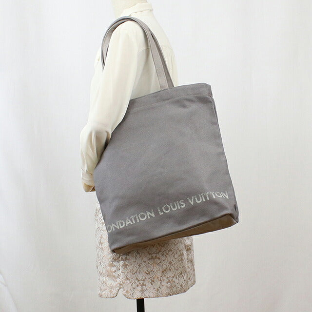 ルイヴィトン トートバッグ レディース ブランド LOUIS VUITTON CANVAS ZIPPER BAG 2000000020372 グレー FLV0000020372011