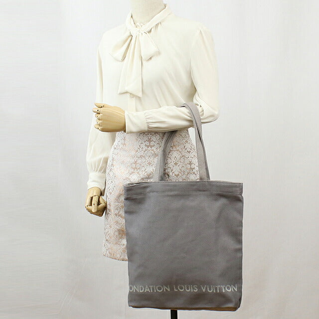 ルイヴィトン トートバッグ レディース ブランド LOUIS VUITTON CANVAS ZIPPER BAG 2000000020372 グレー FLV0000020372011