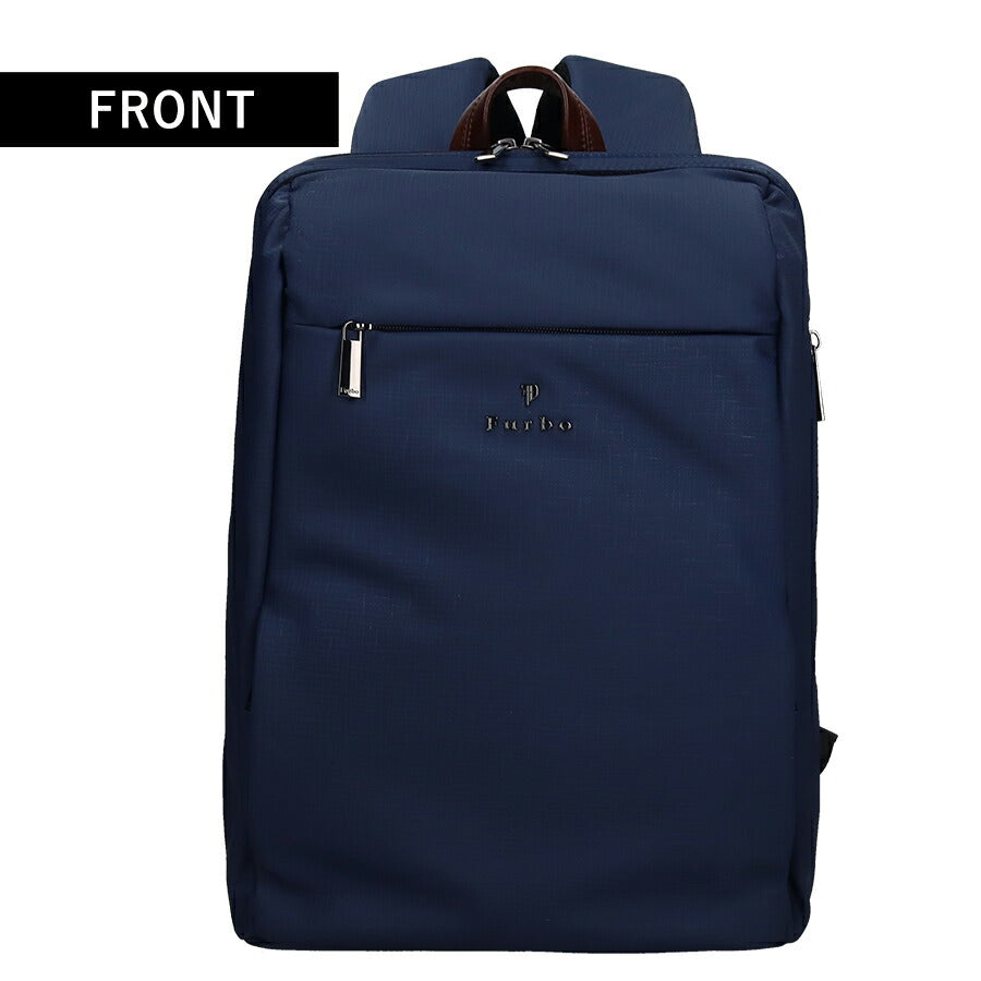 フルボ リュック メンズ レディース ブランド Furbo ヴェルソ ビジネスカバン ビジネスバッグ バックパック FRB025 ネイビー バッグ FRB025-NV-BR