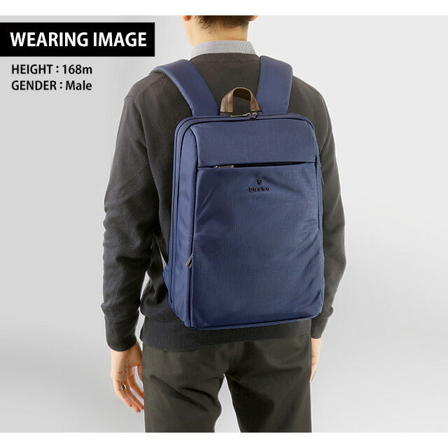 フルボ リュック メンズ レディース ブランド Furbo ヴェルソ ビジネスカバン ビジネスバッグ バックパック FRB025 ネイビー バッグ FRB025-NV-BR