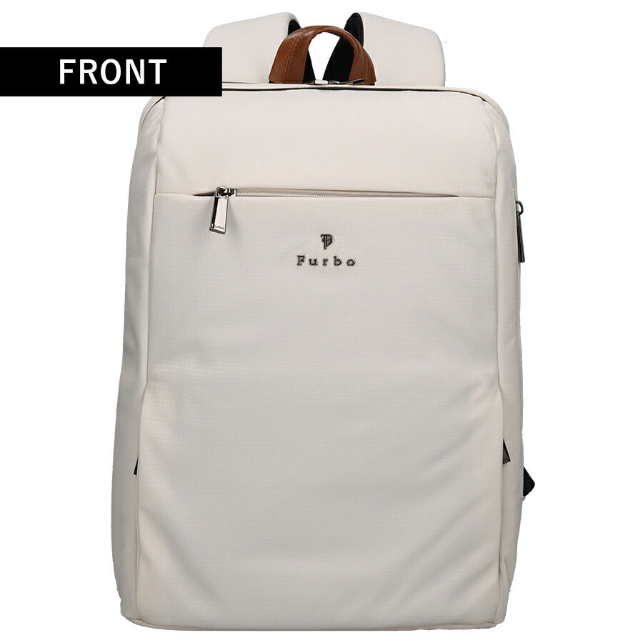 フルボ リュック メンズ レディース ブランド Furbo ヴェルソ ビジネスカバン ビジネスバッグ バックパック FRB025 ホワイト バッグ FRB025-WH-CA