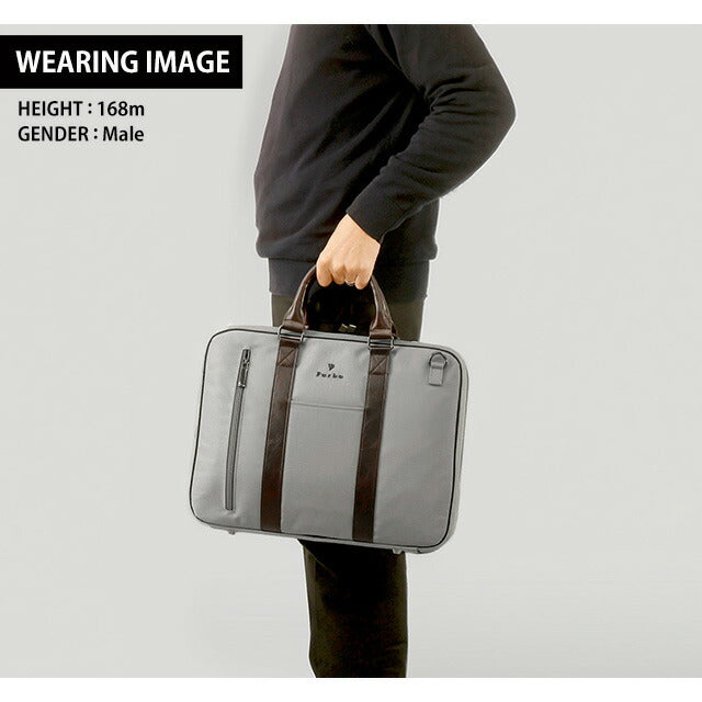 フルボ ビジネスバッグ メンズ レディース ブランド Furbo ヴェルソ ビジネスカバン ブリーフケース リクルートバッグ FRB026 バッグ FRB026-GY-BR