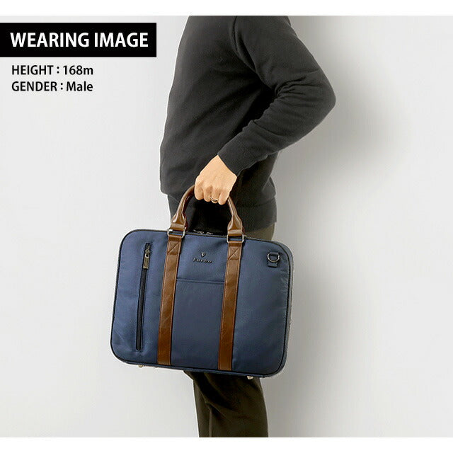 フルボ ビジネスバッグ メンズ レディース ブランド Furbo ヴェルソ ビジネスカバン ブリーフケース リクルートバッグ FRB026 バッグ FRB026-NV-BR