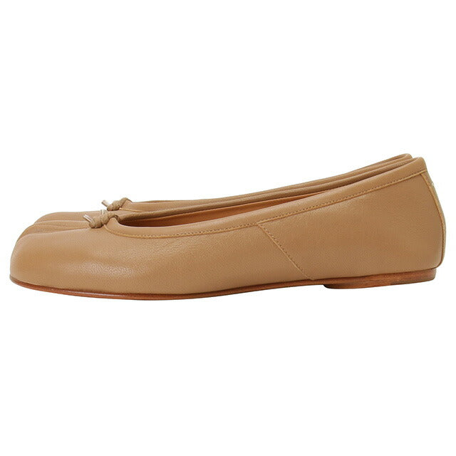 メゾンマルジェラ MAISON MARGIELA S58WZ0042 P3753 T4091 36.5 タビ バレエシューズ 足袋 フラットシューズ 日本サイズ23.5cm ベージュ FSMG00009L