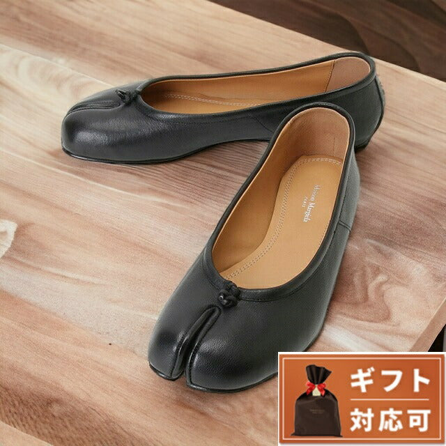 メゾンマルジェラ MAISON MARGIELA S58WZ0042 P3753 T8013 35 タビ バレエシューズ 足袋 フラットシューズ 日本サイズ22cm ブラック FSMG00011L