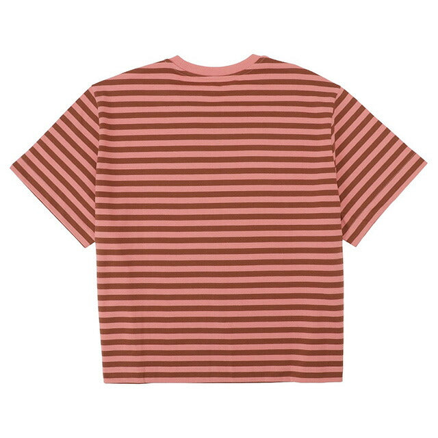 マリメッコ marimekko 091126 846 S ウニッコ ワンポイント ボーダー柄 クルーネック ドロップショルダー 半袖 Tシャツ Sサイズ 記念品 プレゼント ギフト FTMM00446L