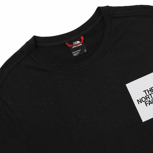 ザ ノースフェイス THE NORTH FACE NF0A37FT JK3 L ロングスリーブ ファイン Tシャツ ボックスロゴ Lサイズ ブラック FTNF00050M