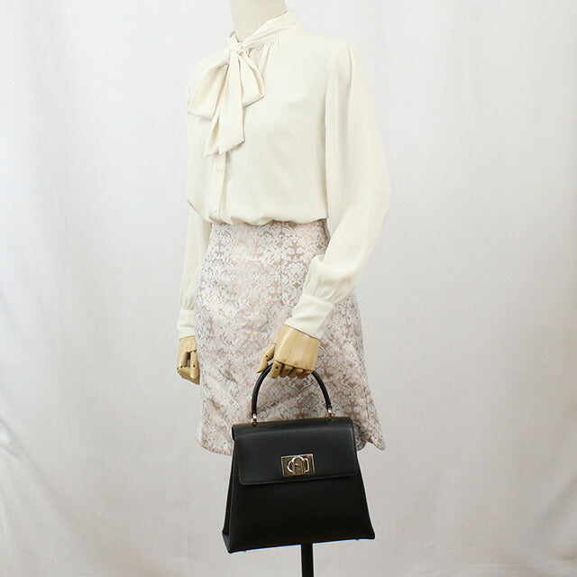フルラ ハンドバッグ レディース ブランド FURLA FURLA 1927 レザー イタリア BAKPACO NERO ブラック バッグ FURBAKPACO011