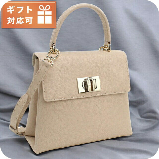 フルラ　FURLA レザーハンドバッグ　417 FURLA フルラ 2WAY レザー ハンドバッグ ショルダーバッグ 水色
