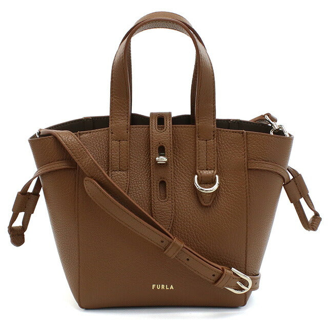 フルラ ハンドバッグ レディース ブランド FURLA FURLA NET レザー ブルガリア BASRFUA COGNAC ブラウン系 バッグ FURBASRFUA011
