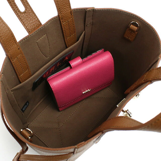 フルラ ハンドバッグ レディース ブランド FURLA FURLA NET レザー ブルガリア BASRFUA COGNAC ブラウン系 バッグ FURBASRFUA011