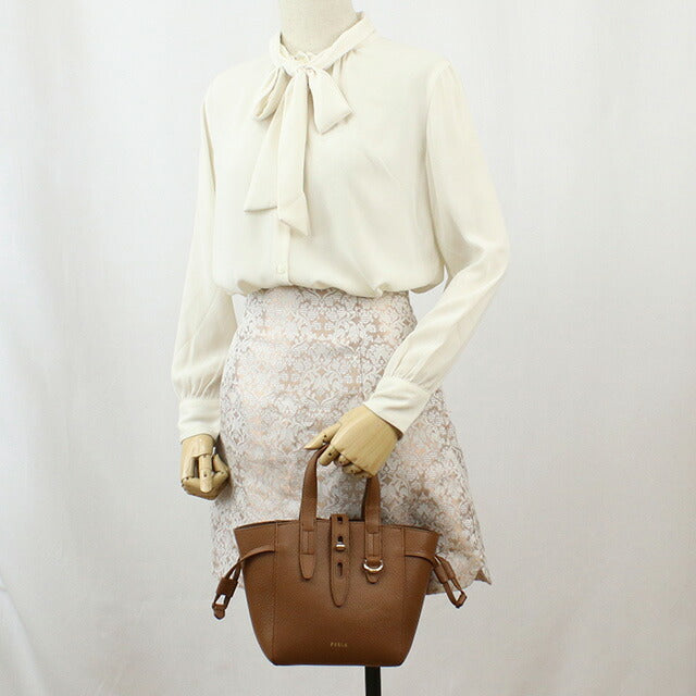 フルラ ハンドバッグ レディース ブランド FURLA FURLA NET レザー ブルガリア BASRFUA COGNAC ブラウン系 バッグ FURBASRFUA011