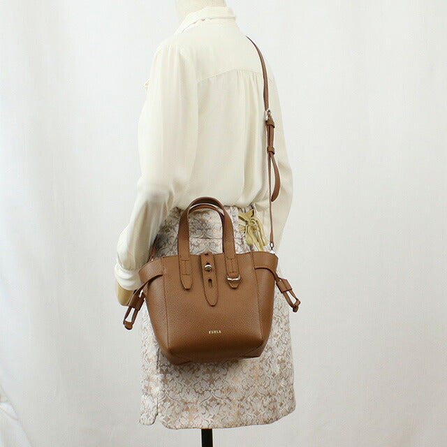 フルラ ハンドバッグ レディース ブランド FURLA FURLA NET レザー ブルガリア BASRFUA COGNAC ブラウン系 バッグ FURBASRFUA011