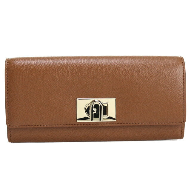 フルラ 長財布ニ折小銭入付き レディース ブランド レザー PCV0ACO COGNAC ブラウン系 財布 FURPCV0ACO021