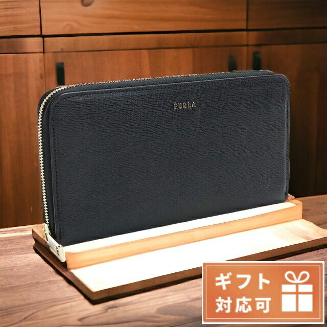 フルラ 長財布ラウンドファスナー レディース レザー チュニジア PCX7UNO NERO ブラック 財布 FURPCX7UNO011