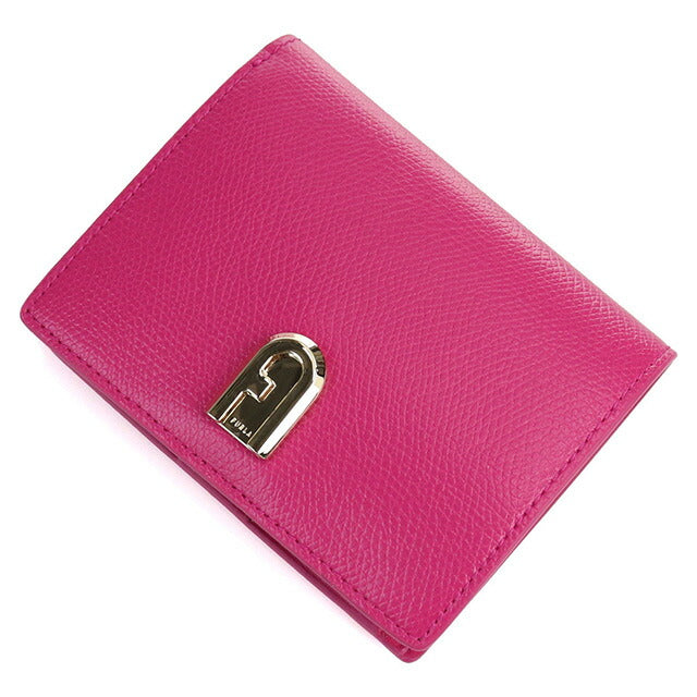 フルラ 二つ折り財布 レディース ブランド FURLA FURLA 1927 レザー 中国<br>外側:ファスナー開閉 PDF7ACO PEONIA FUXIA ピンク系 財布 FURPDF7ACO011