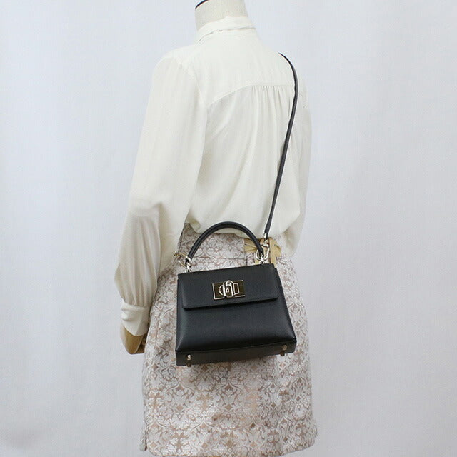 フルラ 斜め掛け ショルダーバッグ レディース ブランド FURLA FURLA 1927 レザー ブルガリア WB00109 NERO ブラック バッグ FURWB00109011