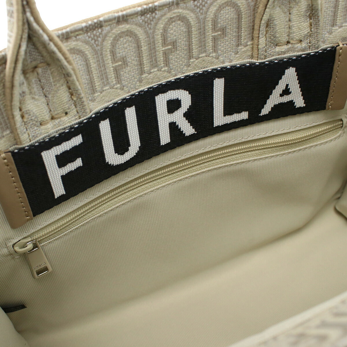 フルラ トートバッグ レディース ポリエステル コットン ビスコース レザー WB00299 TONI NATURALI ベージュ系 バッグ FURWB00299081