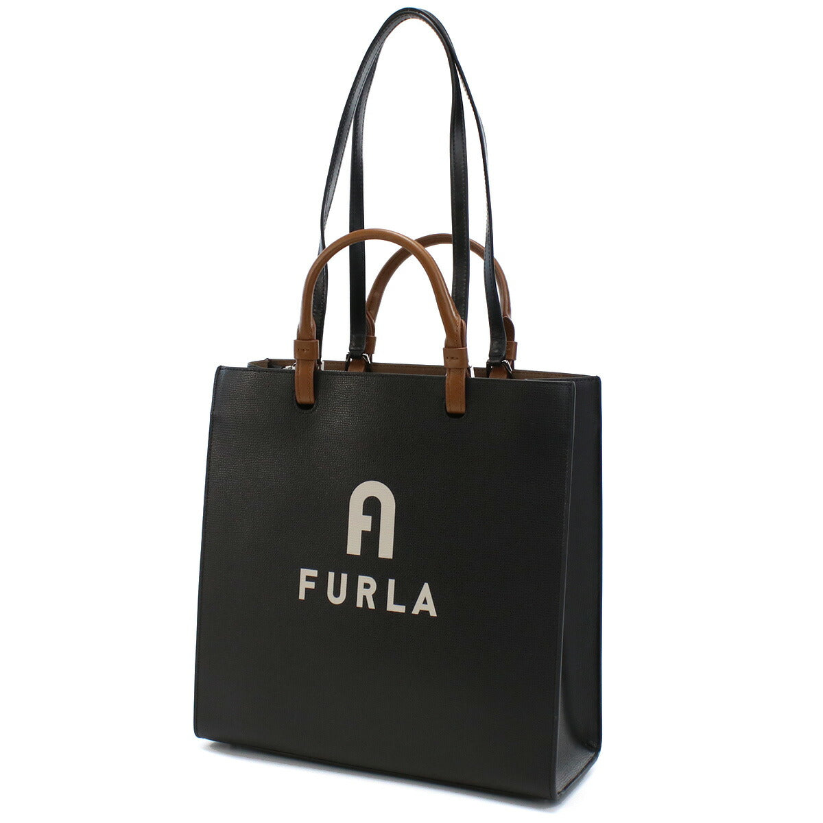フルラ トートバッグ レディース レザー WB00728 NERO+PERLA ブラック バッグ FURWB00728011
