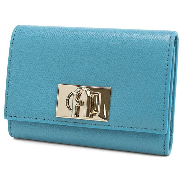 フルラ 三折財布 レディース ブランド Furla FURLA 1927 レザー WP00225 ブルー 財布 FURWP00225051