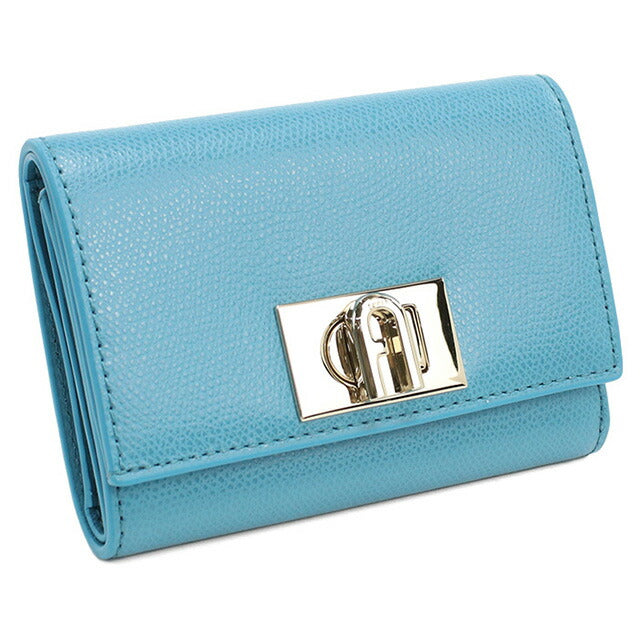 フルラ 三折財布 レディース ブランド Furla FURLA 1927 レザー WP00225 ブルー 財布 FURWP00225051