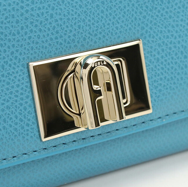 フルラ 三折財布 レディース ブランド Furla FURLA 1927 レザー WP00225 ブルー 財布 FURWP00225051