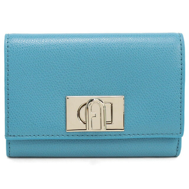 フルラ 三折財布 レディース ブランド Furla FURLA 1927 レザー WP00225 ブルー 財布 FURWP00225051