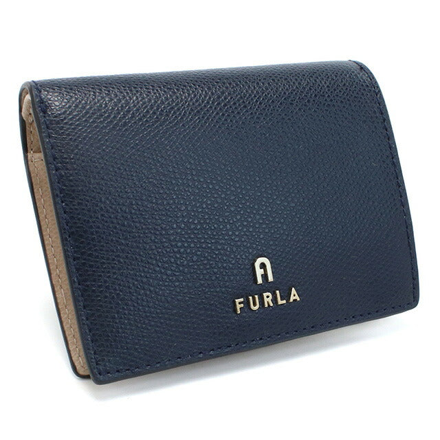 フルラ 二折財布小銭入付き レディース ブランド FURLA FURLA CAMELIA レザー WP00304 MEDITERRANEO+BALLERI ネイビー系 財布 FURWP00304091