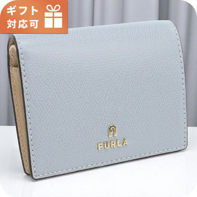 フルラ 二折財布小銭入付き レディース ブランド Furla FURLA CAMELIA レザー WP00304 ブルー 財布 FURWP00304121