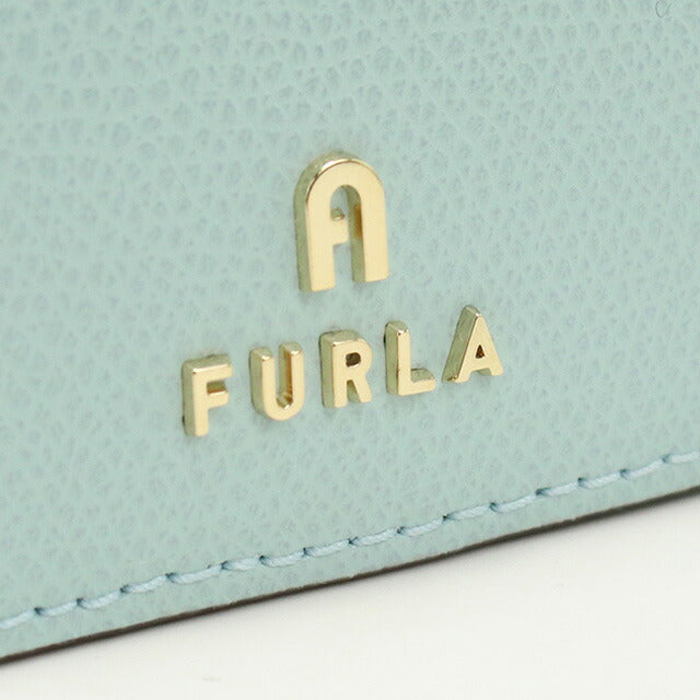 フルラ 二折財布小銭入付き レディース ブランド FURLA FURLA CAMELIA レザー WP00304 ブルー 財布 FURWP00304181