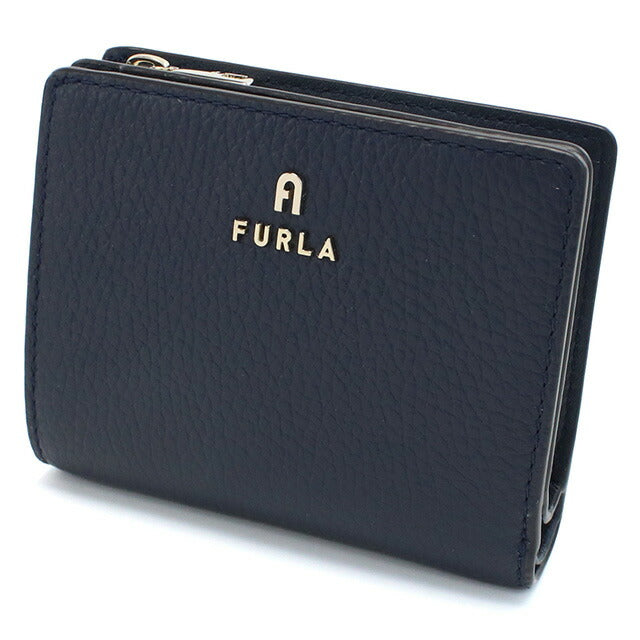 フルラ 二折財布小銭入付き レディース ブランド FURLA FURLA CAMELIA レザー WP00307 MEDITERRANEO ネイビー系 財布 FURWP00307031