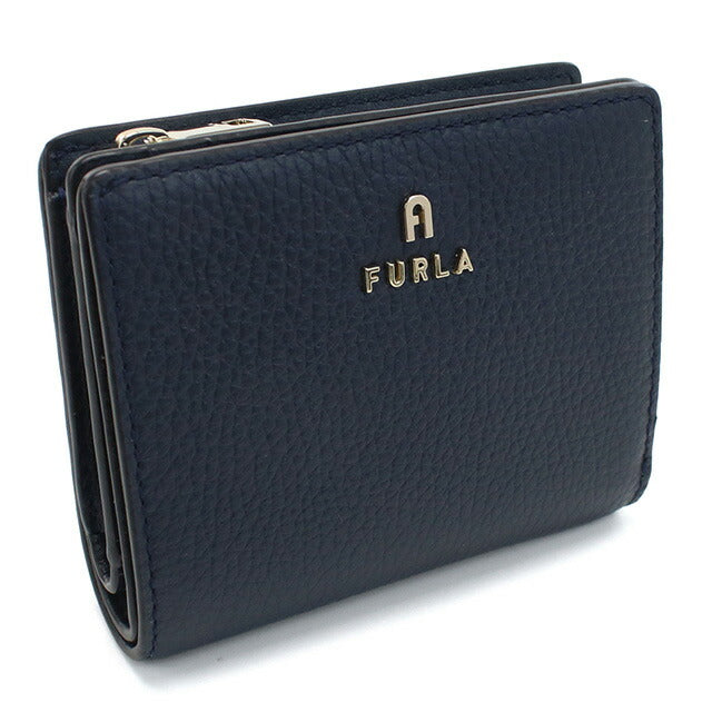 フルラ 二折財布小銭入付き レディース ブランド FURLA FURLA CAMELIA レザー WP00307 MEDITERRANEO ネイビー系 財布 FURWP00307031
