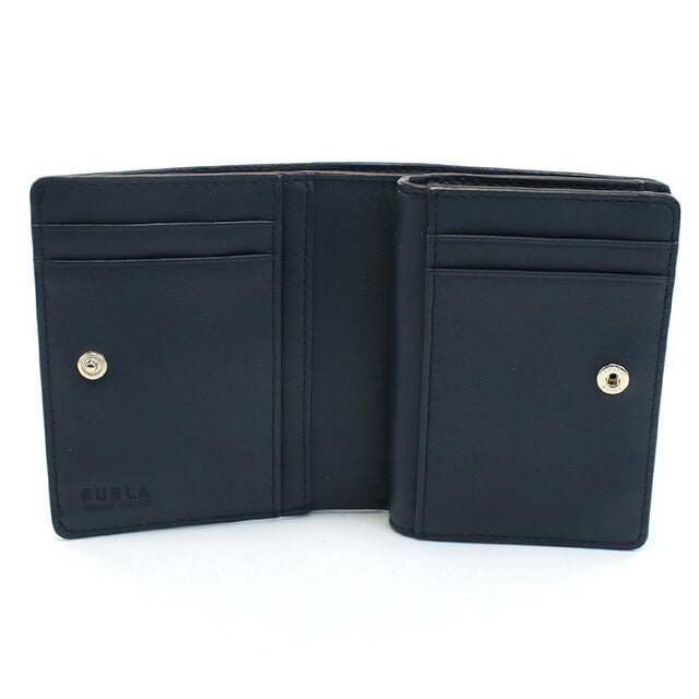 フルラ 二折財布小銭入付き レディース ブランド FURLA FURLA CAMELIA レザー WP00307 MEDITERRANEO ネイビー系 財布 FURWP00307031