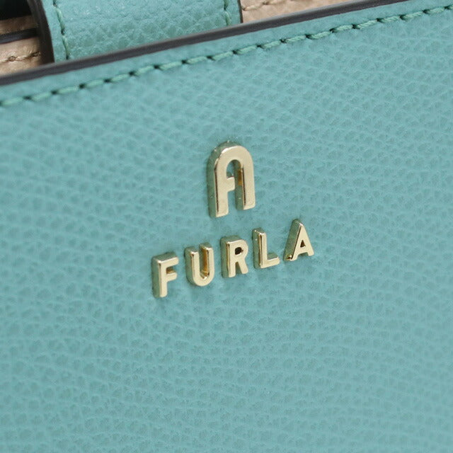 フルラ 二折財布小銭入付き レディース ブランド レザー WP00314 ブルー系 財布 FURWP00314101