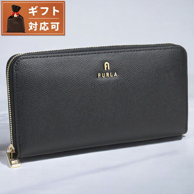 フルラ 長財布ラウンドファスナー レディース ブランド FURLA FURLA CAMELIA レザー WP00322 NERO ブラック 財布 FURWP00322011