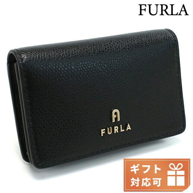 フルラ 名刺入れ レディース ブランド FURLA レザー WP00408 NERO ブラック 小物 FURWP00408011