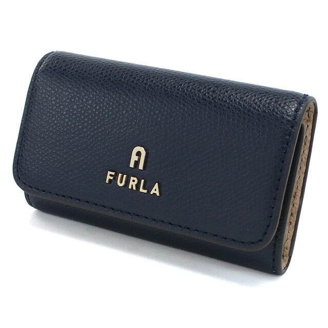 フルラ 4連キーケース レディース ブランド FURLA FURLA CAMELIA レザー WR00436 MEDITERRANEO+BALLERI ネイビー系 小物 FURWR00436061
