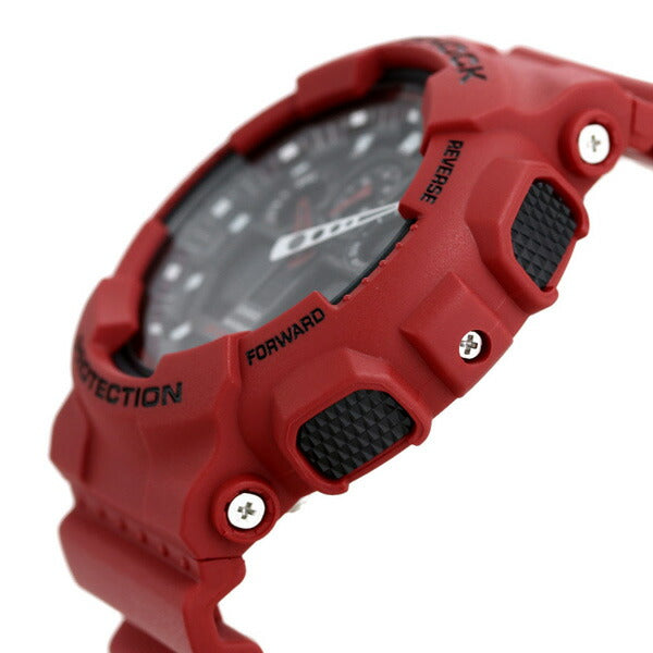 gショック ジーショック G-SHOCK STANDARD ブラック レッド GA-100B-4ADR カシオ CASIO GA-100B-4ADR