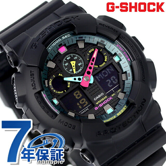 G-SHOCK G-100 デジタルアナログ腕時計 Gショック】GAW-100シリーズ デジタルとアナログ（針）が合わ