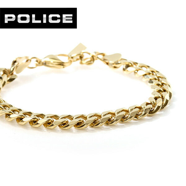 ポリス ブレスレット メンズ ブランド POLICE LONG-LASTING チェーン GB0006604 ゴールド アクセサリー GB0006604