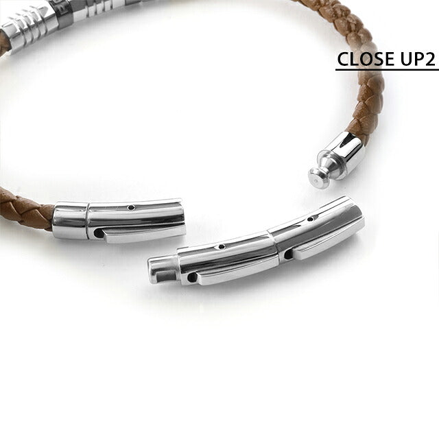 ポリス ブレスレット メンズ ブランド POLICE パイプライン GB0083103 ブラウン シルバー アクセサリー GB0083103