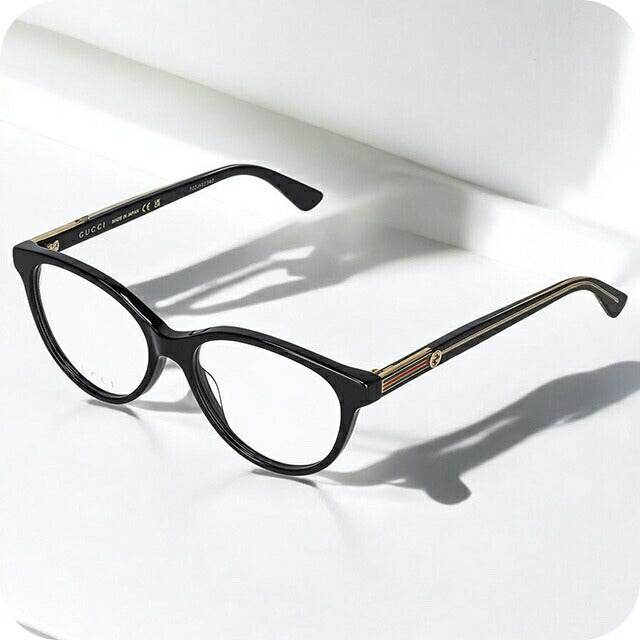 グッチ 眼鏡 レディース ブランド GUCCI GG0379O ブラック GG0379O-001-INT-OPT-LDY